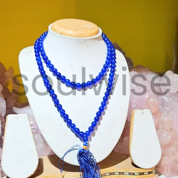 Soulwise_Blue_Agate_8Mm_Jaap_Mala_With_108_1_Beads_Natural_Healing_Crystal_For_Meditation_Chanting_Spiritual_Balance_Energy_Alignment