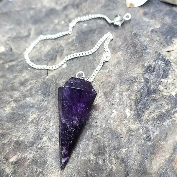 Amethyst_Dowsing_Pendulum_Natural_6_Facet_Crystal_For_Reiki_Chakra_Healing_Divination_Meditation_Includes_Chain_Pouch