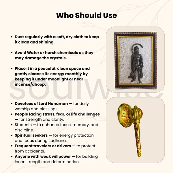 Diwali_Special_Combo_Bhagwan_Hanuman_Ji_Pyrite_Selenite_Healing_Crystal_Frame_Siddh_Hanuman_Ji_Gadda_With_Stand_3_Inch_Golden_Plated_Vastu_Remedy_Spiritual_Decor_Combo_Diwali_Gift_For_Home_Office