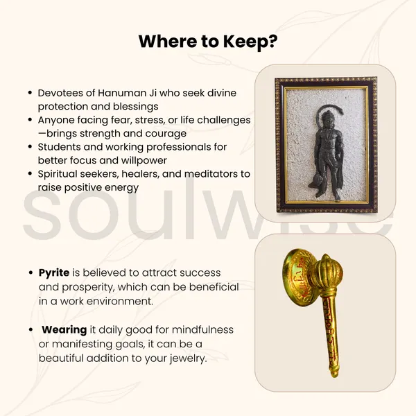 Diwali_Special_Combo_Bhagwan_Hanuman_Ji_Pyrite_Selenite_Healing_Crystal_Frame_Siddh_Hanuman_Ji_Gadda_With_Stand_3_Inch_Golden_Plated_Vastu_Remedy_Spiritual_Decor_Combo_Diwali_Gift_For_Home_Office
