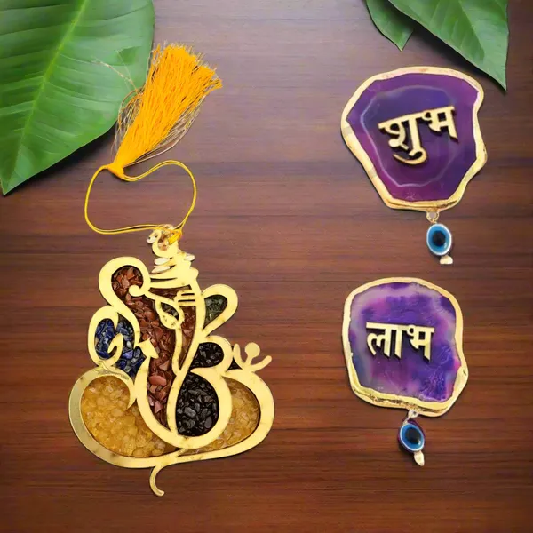 Decorative_Diwali_Combo_Ganesha_Door_Hanger_5_With_Natural_Agate_Shubh_Labh_Sticker_Entrance_Vastu_Combo_For_Home_Office_Pooja_Room_Return_Gifting