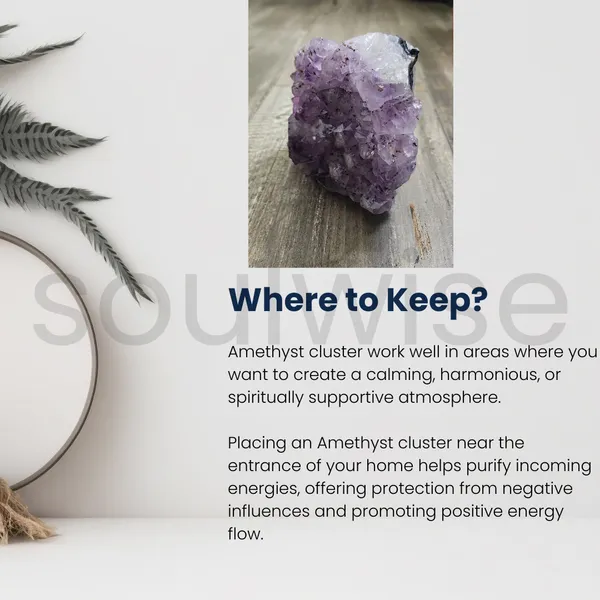 Soulwise_Healing_Amethyst_Cluster_Amethyst_Geode_Self_Standing_Healing_Protective_Crystal_Cluster_Decor_1400G_Medium