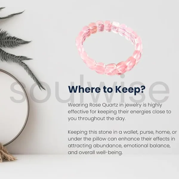 Rose_Quartz_Fashion_Bracelet_For_Emotional_Balance_Love_Luck_And_Joyful_Life