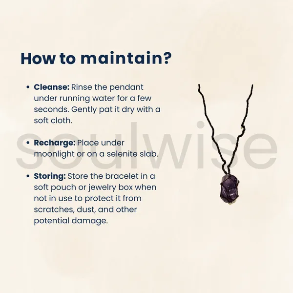 Handmade_Amethyst_Tumble_Stone_Necklace_Natural_Healing_Crystal_Pendant_In_Black_Thread_Cord_For_Calm_Protection_Spiritual_Growth_Unisex