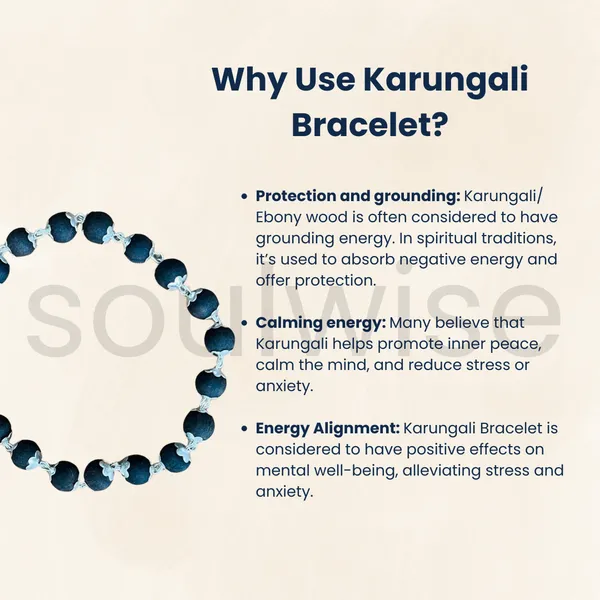 Karungali_Bracelet_Unisex_8Mm_Natural_Ebony_Wood_Beads_Silver_Plated_Caps_Siddha_Spiritual_Protection_Bracelet