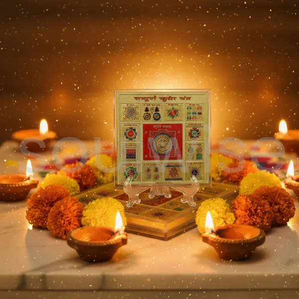 Diwali_Sampoorna_Kuber_Yantra_Gold_Plated_Prosperity_Yantra_With_Stand_For_Wealth_Vastu_Puja