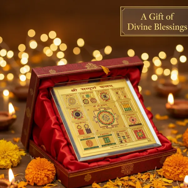 Diwali_Divine_Sampoorna_Yantra_Gold_Plated_Sacred_Geometry_For_Prosperity_Protection_Vastu_Correction_With_Stand