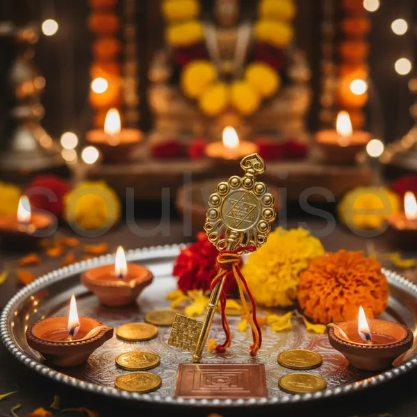 Diwali_Kuber_Kunji_Golden_Key_For_Wealth_Prosperity_Vastu_Lakshmi_Kuber_Puja_Item