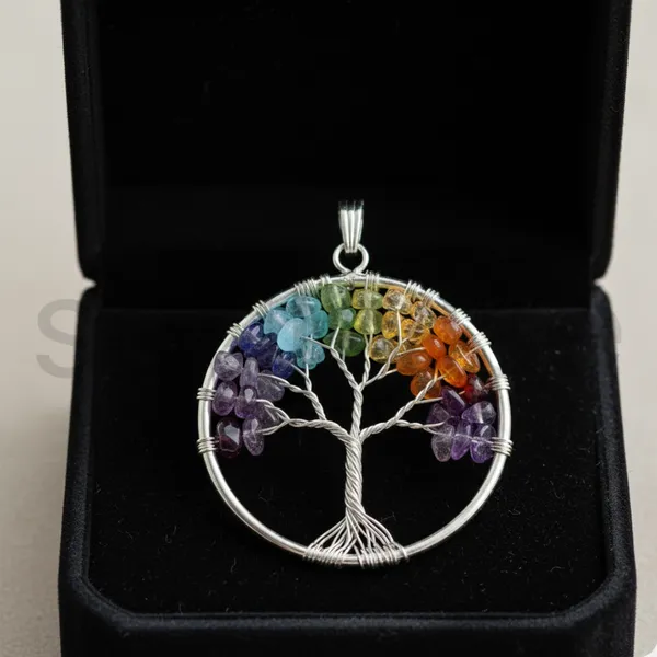 Tree_Of_Life_7_Chakra_Pendant_Necklace_Natural_Seven_Chakra_Gemstone_Healing_Necklace_For_Balance_Protection_Spiritual_Growth_Unisex