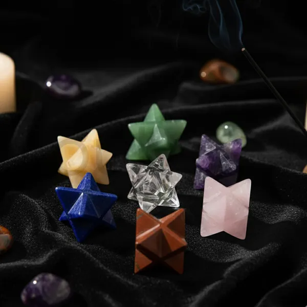 7_Chakra_Merkaba_Crystal_Sacred_Geometry_Healing_Stone_Natural_Gemstone_Spiritual_Energy_Meditation_Chakra_Alignment_Reiki_Home_D_Cor