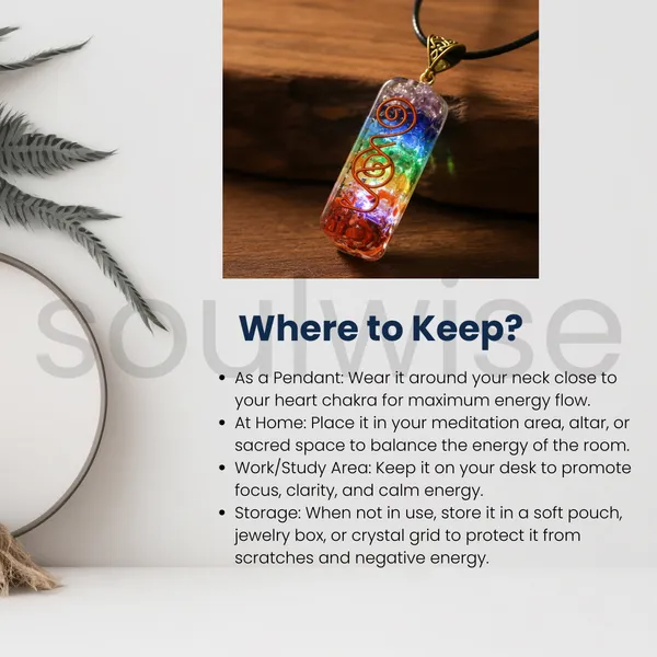 7_Chakra_Rainbow_Layered_Orgone_Pendant_Necklace_Energy_Healing_Crystal_For_Protection_Spiritual_Alignment_Chakra_Balancing_Unisex
