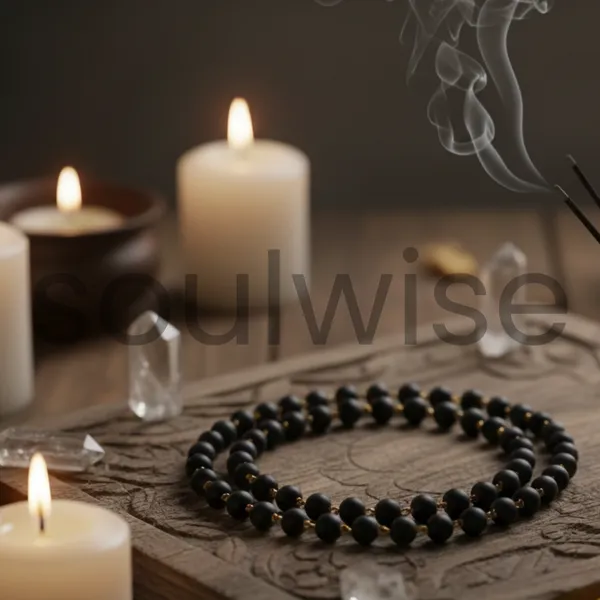 Soulwise_Traditional_Karungali_Mala_Black_Wooden_Prayer_Beads_With_Copper_Chain_Links_54_Beads_Meditation_Rosary_Necklace