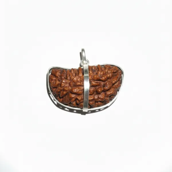 1_Mukhi_Nepali_Rudraksha_Silver_Pendant_Original_Ek_Mukhi_Bead_For_Spiritual_Awakening_Focus_Divine_Blessings_Without_Chain