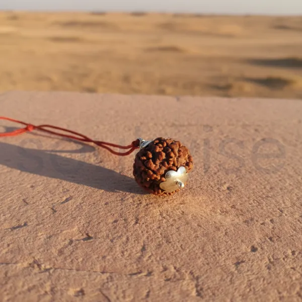 5_Mukhi_Nepali_Rudraksha_Silver_Pendant_Original_Panch_Mukhi_Bead_For_Spiritual_Growth_Peace_Positive_Energy_With_Certificate_Without_Chain