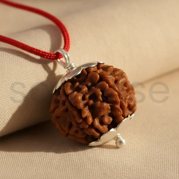 8_Mukhi_Indonesian_Rudraksha_Silver_Pendant_Certified_Natural_Ashta_Mukhi_Bead_For_Success_Obstacle_Removal_Positive_Energy_Unisex