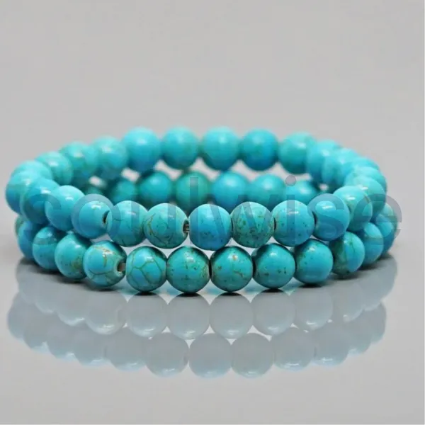 Turquoise_8Mm_Bead_Bracelet_Natural_Turquoise_Crystal_For_Protection_Communication_Positive_Energy_Ocean_Spirit_Harmony_Bracelet