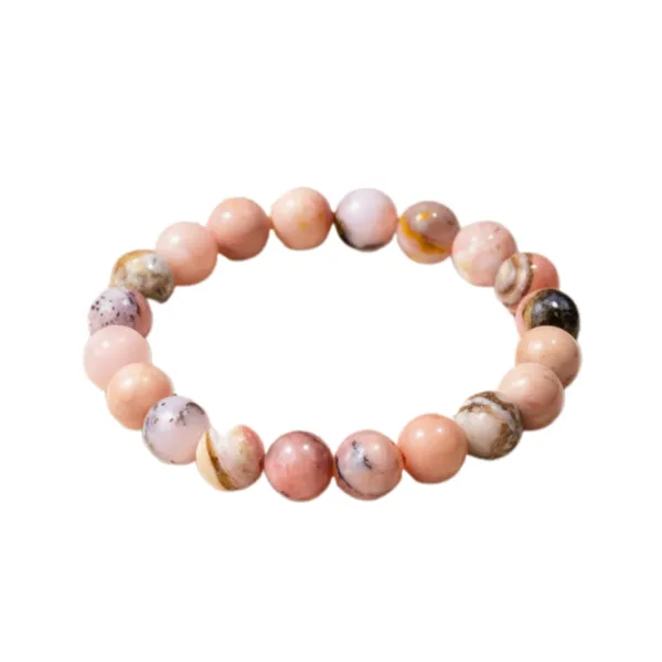 Pink_Opal_10Mm_Crystal_Beaded_Bracelet_For_Men_Women_Natural_Stone_For_Emotional_Healing_Love_Heart_Chakra_Balance