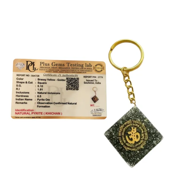 Natural_Pyrite_Om_Keychain_Certified_Square_Pyrite_Crystal_Key_Ring