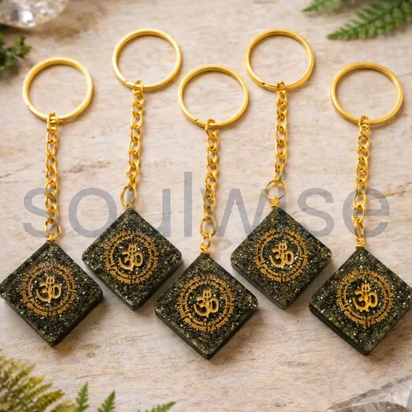 Natural_Pyrite_Om_Keychain_Certified_Square_Pyrite_Crystal_Key_Ring