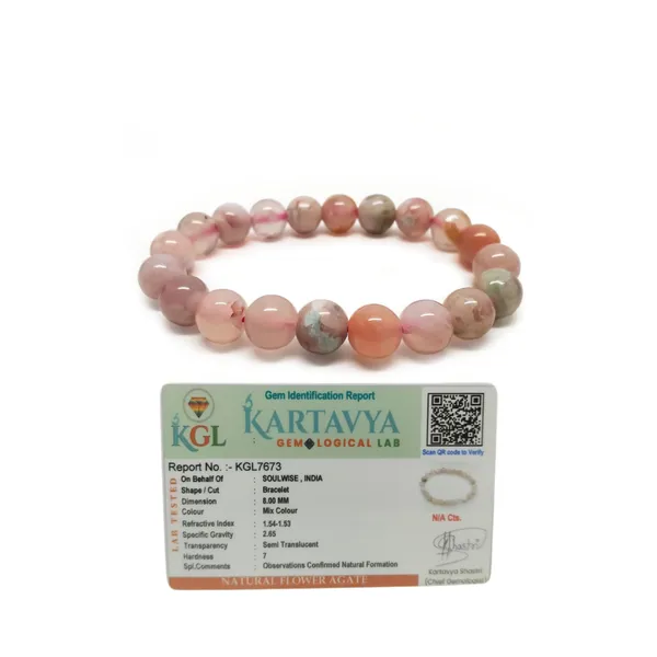 Flower_Agate_Bracelet_8Mm_Natural_Healing_Crystal_Beads_For_Self_Growth_Manifestation_Mental_Clarity_Unisex