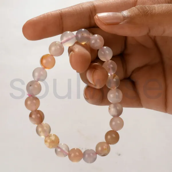 Flower_Agate_Bracelet_8Mm_Natural_Healing_Crystal_Beads_For_Self_Growth_Manifestation_Mental_Clarity_Unisex