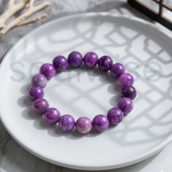 Sugilite_Round_Bead_10Mm_Healing_Balance_Meditation_Bracelet