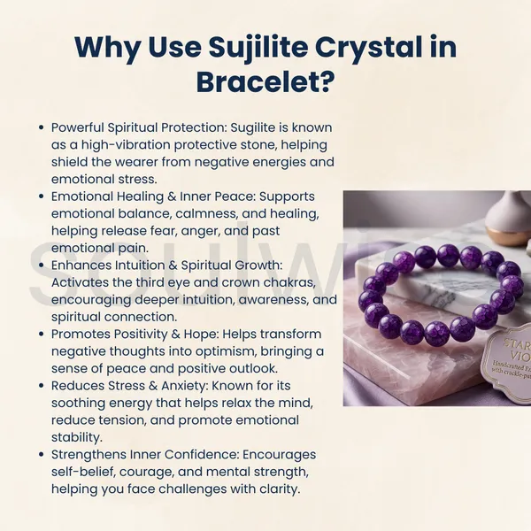 Sugilite_Round_Bead_10Mm_Healing_Balance_Meditation_Bracelet