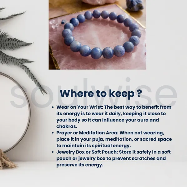 Natural_Tanzanite_Gemstone_10Mm_Bracelet_Premium_Crystal_Beaded_Bracelet_Forwisdom_Transformation_And_Positive_Energy