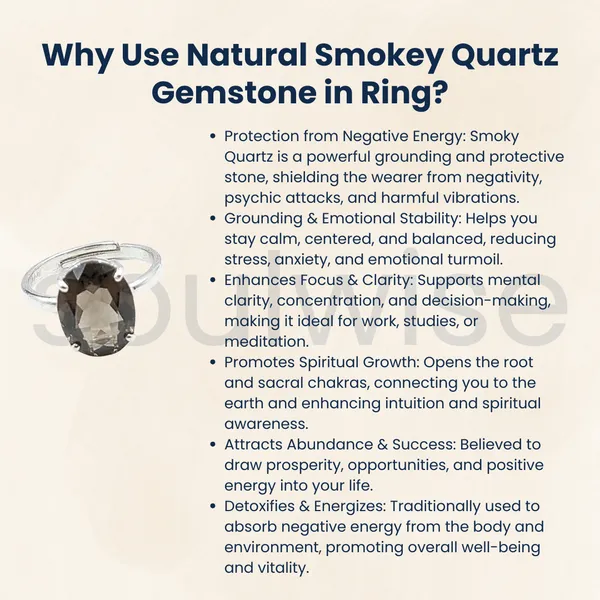 Natural_Smoky_Quartz_Gemstone_Ring_Stress_Relief_Protection_Healing_Grounding