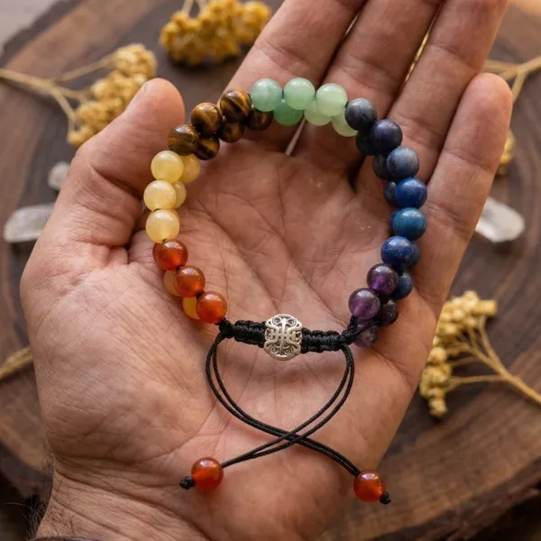 Seven_Chakra_Double_Layer_Bracelet_With_5_Blessing_Charms_For_Encourages_Emotional_Stability_And_Focus