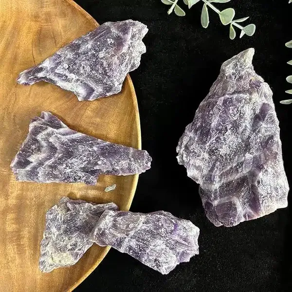 Raw_Chevron_Amethyst_Healing_Crystal_Set_Of_4