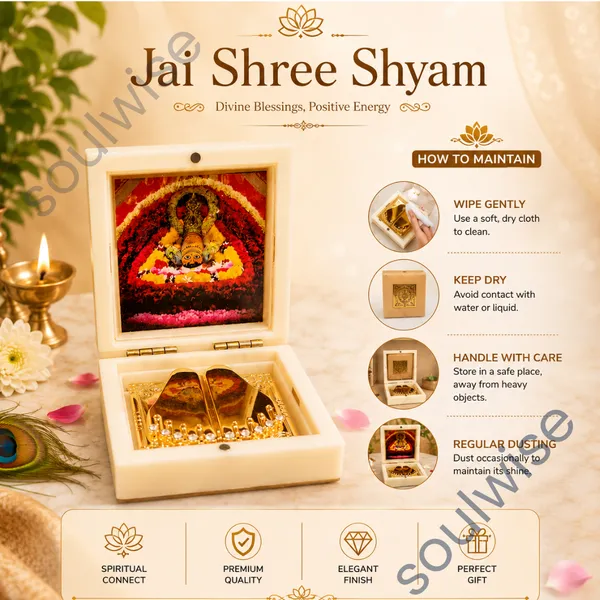 Jai_Shree_Shyam_Golden_Paduka_Temple_Box_With_Photo_Frame_Khatu_Shyam_Ji_Spiritual_D_Cor_Divine_Blessings_Showpiece_For_Home_Office_Pooja_Room_3X3_Inch