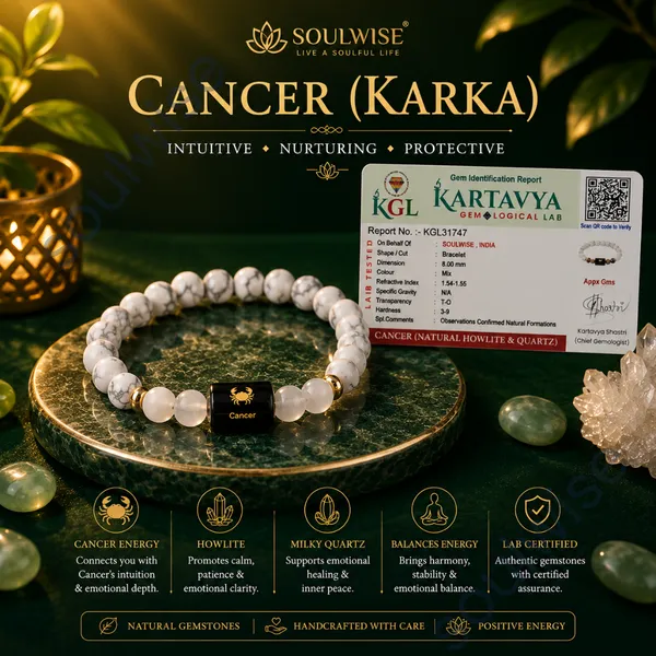 Cancer_Karka_Rashi_Zodiac_Bracelet_Natural_Howlite_Clear_Quartz_Crystal_Bracelet_For_Calmness_Clarity_Emotional_Balance