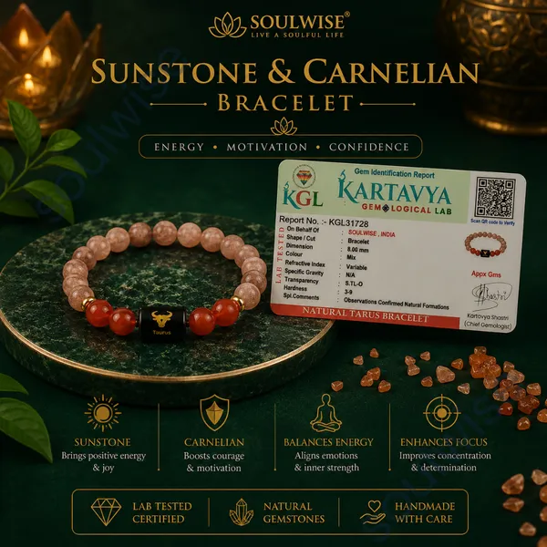 Taurus_Vrishabh_Rashi_Zodiac_Bracelet_Natural_Sunstone_Carnelian_Crystal_Bracelet_For_Confidence_Vitality_Success