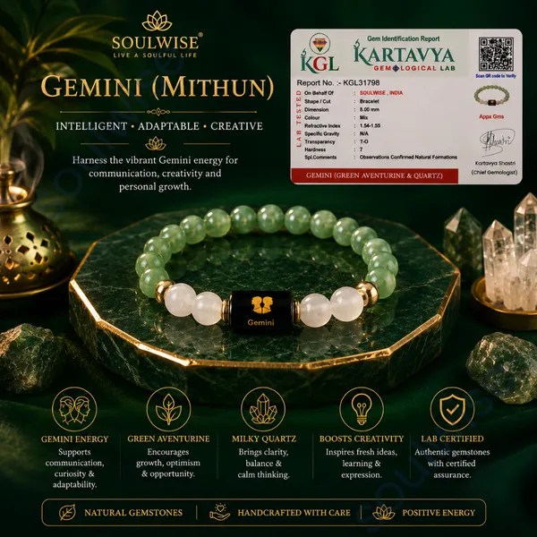 Gemini_Mithun_Rashi_Zodiac_Bracelet_Natural_Green_Aventurine_Clear_Quartz_Crystal_Bracelet_For_Growth_Clarity_Positive_Energy