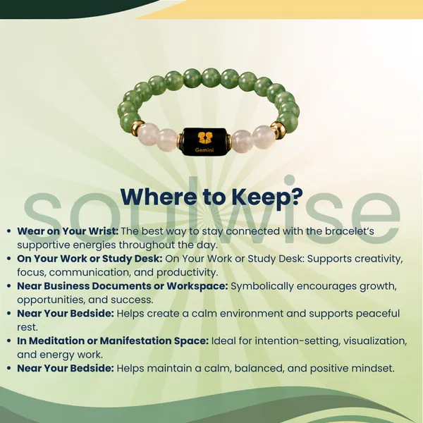 Gemini_Mithun_Rashi_Zodiac_Bracelet_Natural_Green_Aventurine_Clear_Quartz_Crystal_Bracelet_For_Growth_Clarity_Positive_Energy