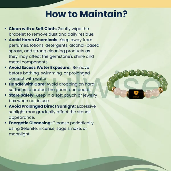 Gemini_Mithun_Rashi_Zodiac_Bracelet_Natural_Green_Aventurine_Clear_Quartz_Crystal_Bracelet_For_Growth_Clarity_Positive_Energy