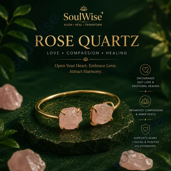Double_Cuff_Raw_Rose_Quartz_Bangle_Natural_Healing_Crystal_Bracelet_For_Love_Emotional_Healing_Self_Love_Heart_Chakra_Balance