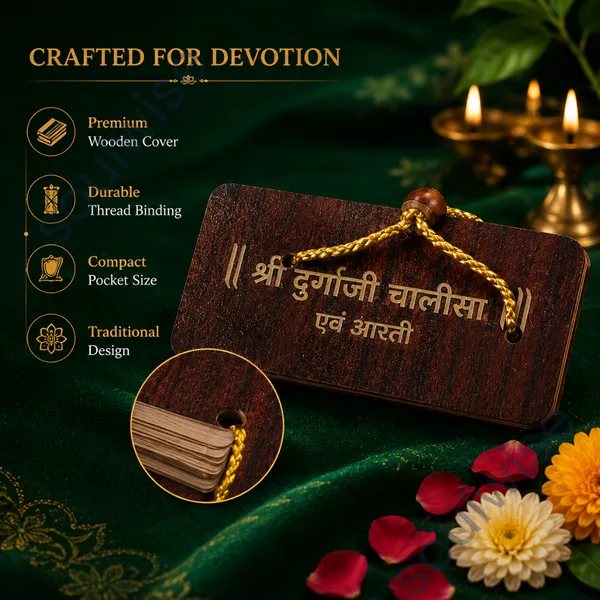 Shree_Durga_Chalisa_Evam_Aarti_Wooden_Pocket_Prayer_Book_With_Sacred_Thread_Portable_Devotional_Book_For_Daily_Worship_Navratri_Pooja_Spiritual_Gift