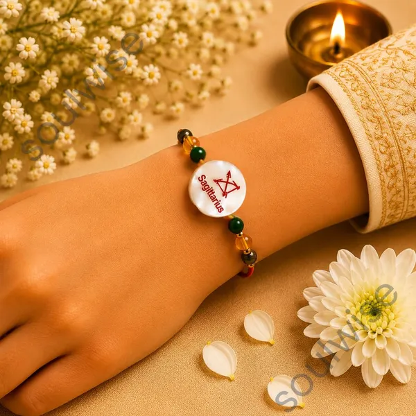 Sagittarius_Rakhi_With_Mother_Of_Pearl