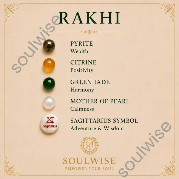 Sagittarius_Rakhi_With_Mother_Of_Pearl