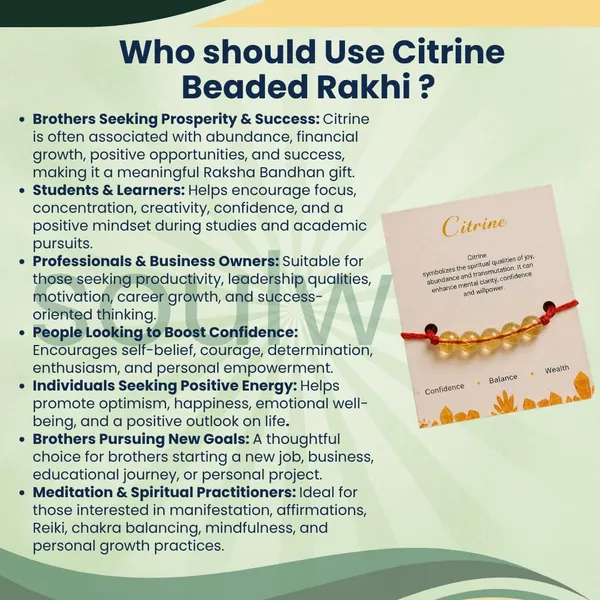 Citrine_Beads_Rakhi