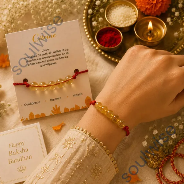 Citrine_Beads_Rakhi
