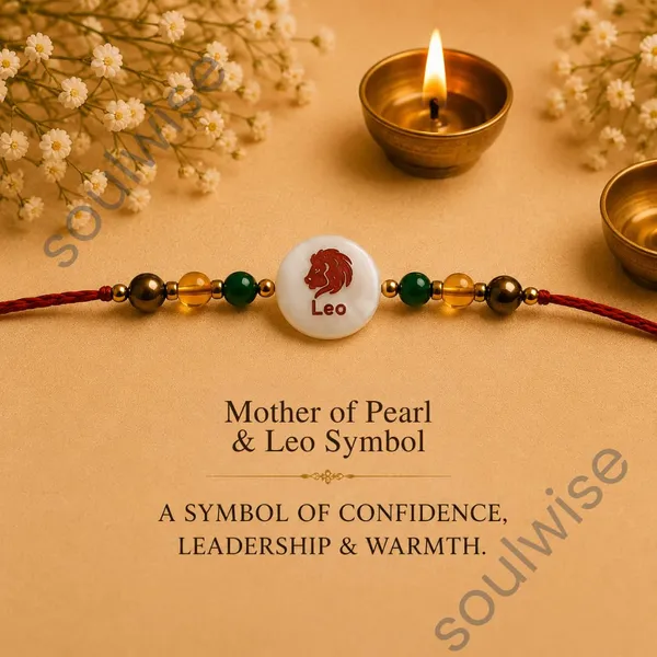 Leo_Rakhi_With_Mother_Of_Pearl