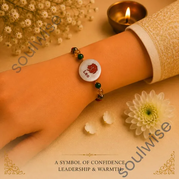 Leo_Rakhi_With_Mother_Of_Pearl