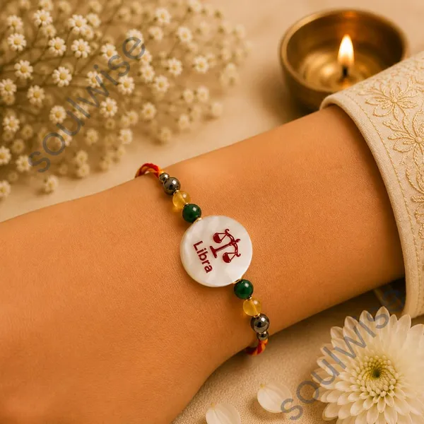 Libra_Rakhi_With_Mother_Of_Pearl