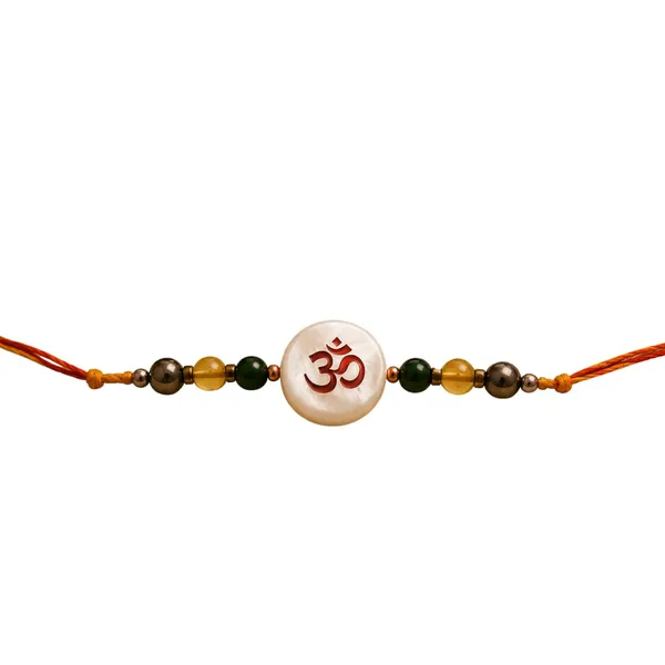 Om_Rakhi_With_Mother_Of_Pearl