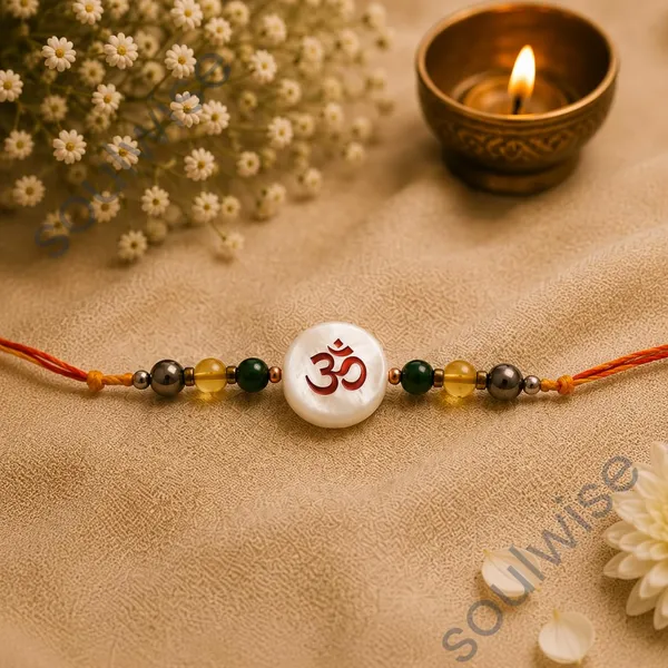 Om_Rakhi_With_Mother_Of_Pearl