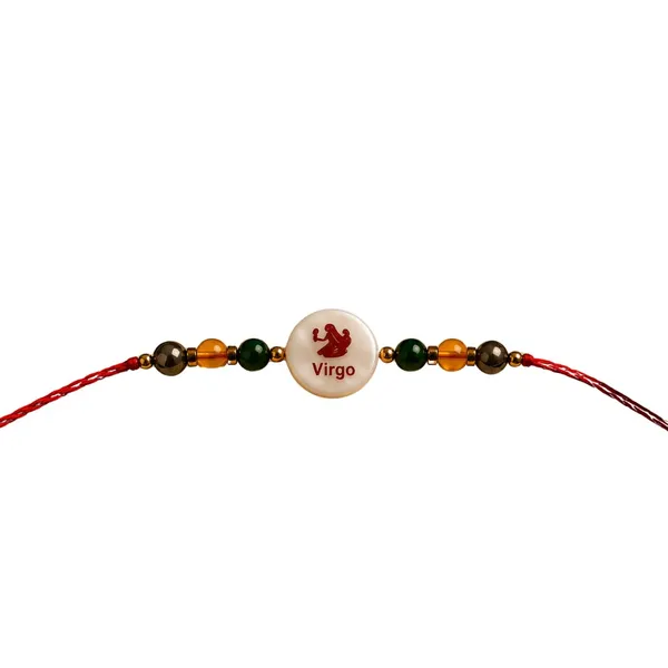 Virgo_Zodiac_Rakhi_With_Mother_Of_Pearl