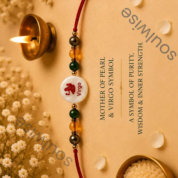 Virgo_Zodiac_Rakhi_With_Mother_Of_Pearl